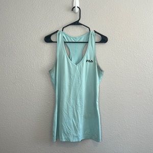 Fila Large Blue Athletic Razor Tank Top